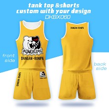 Dangan Ronpa vest+short pants a set