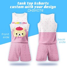 Rilakkuma vest+short pants a set