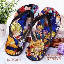 Dragon Ball rubber flip-flops shoes slippers a pai...