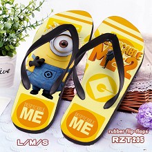 Despicable Me rubber flip-flops shoes slippers a pair