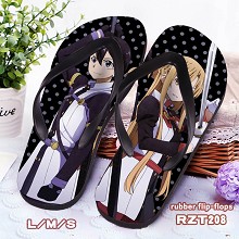 Sword Art Online rubber flip-flops shoes slippers ...