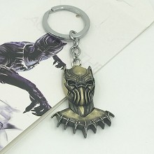 Black Panther metal key chain