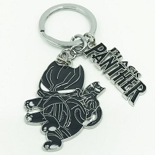 Black Panther metal key chain