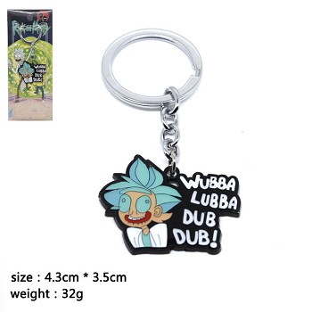 Rick and Morty key chain