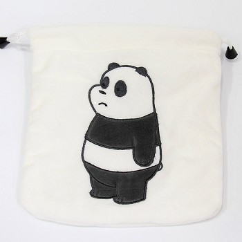 We Bare Bears plush drawing bags set(10pcs a set)