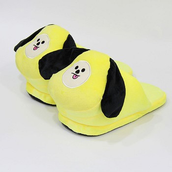 BTS plush shoes slippers a pair