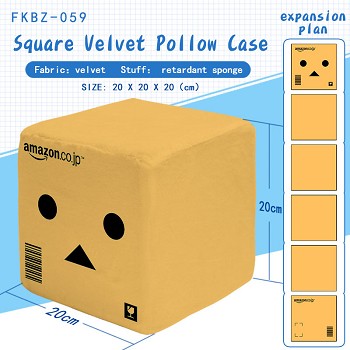 Danboard square velvet pillow