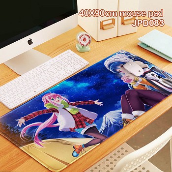 Yuru Camp big mouse pad