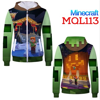 Minecraft thick hoodie cloth dress sweater