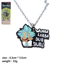 Rick and Morty necklace