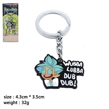 Rick and Morty key chain