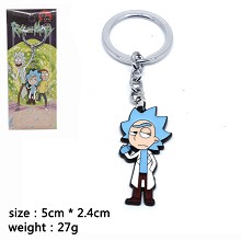 Rick and Morty key chain