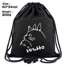 Totoro drawstring backpack bag