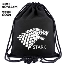 Game of Thrones drawstring backpack bag