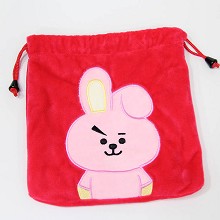 BTS plush drawing bag