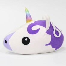 Unicorn plush wallet coin purses set(10pcs a set)