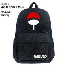 Naruto anime canvas backpack bag