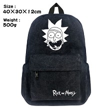 Rick and Morty anime canvas backpack bag