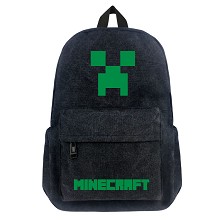 Minecraft canvas backpack bag