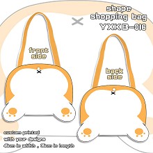 Corgi shape shopping bag shoulder bag