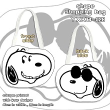 Snoopy shape shopping bag shoulder bag