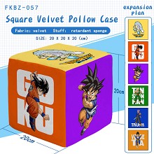 Dragon Ball square velvet pillow