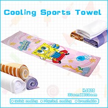 Spongebob cooling sports towel