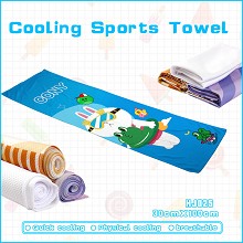 Bear Brown & Bunny Cony cooling sports towel