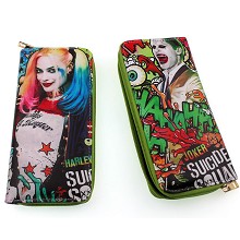 Suicide Squad Harley Quinn long wallet