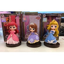 Disney Princess anime figures set(3pcs a set)