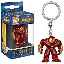  Funko POP Hulkbuster figure key chain 