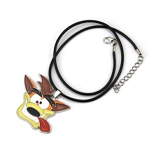 Crash Bandicoot necklace