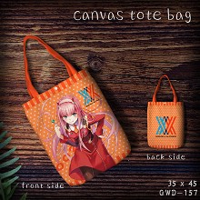 DARLING in the FRANXX canvas tote bag shopping bag