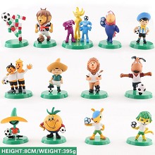 2018 FIFA World Cup mascot figures set(13pcs a set...