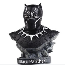 Black panter resin bust figure