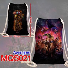 The Avengers Thanos drawstring backpack bag