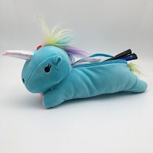 12inches Unicorn My Little Pony plush pen bag