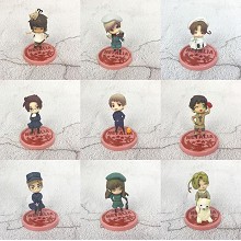 Axis Powers Hetalia figures set(9pcs a set)