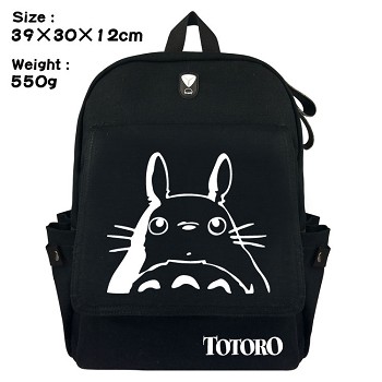 Totoro canvas backpack bag