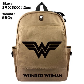 Wonder Woman canvas satchel shoulder bag