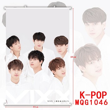 K-POP star wall scroll