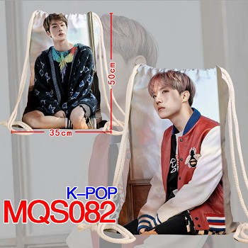 K-POP star drawstring backpack bag