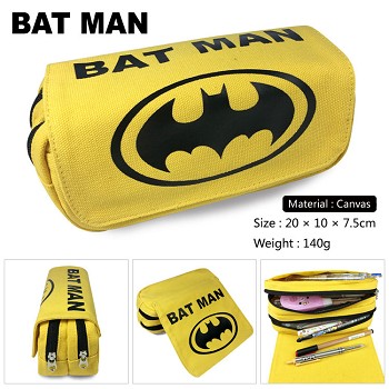 Batman canvas pen bag pencil bag