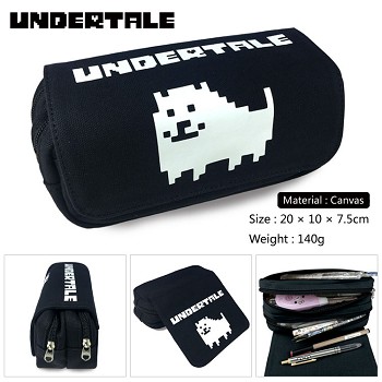 Undertale canvas pen bag pencil bag