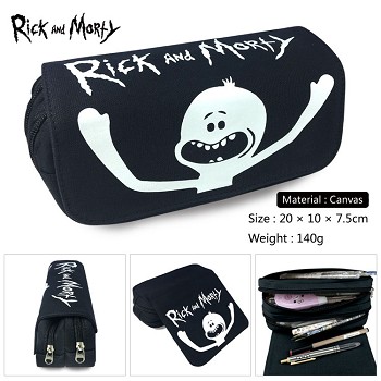  Rick and Morty anime canvas pen bag pencil bag 