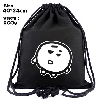 Star BTS drawstring backpack bag