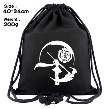 RWBY anime drawstring backpack bag