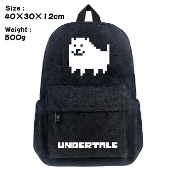 Undertale canvas backpack bag