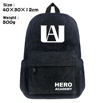 My Hero Academia canvas backpack bag