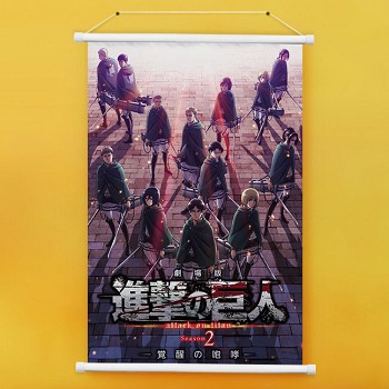 Attack on Titan wall scroll